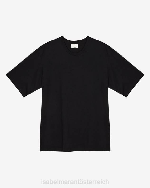 Kleidung Isabel Marant T-Shirt „Marant“ von Guizy aus Baumwolle Schwarz Männer 688F1293