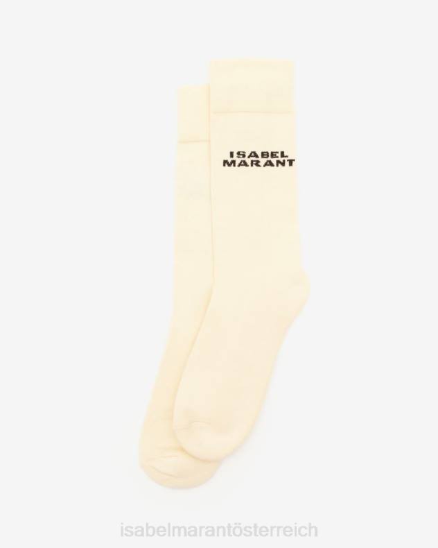 Zubehörteil Isabel Marant Socken mit Dwai-Logo Schwarz unisex 688F1243
